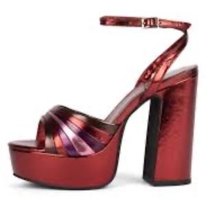 Jeffrey Campbell Boogie Down Platform Strappy Sandals